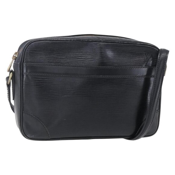 Authentic LOUIS VUITTON Epi Trocadero 23 Shoulder Bag Black M52302 LV